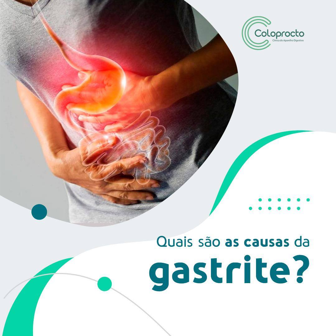 Quais são as causas da gastrite?